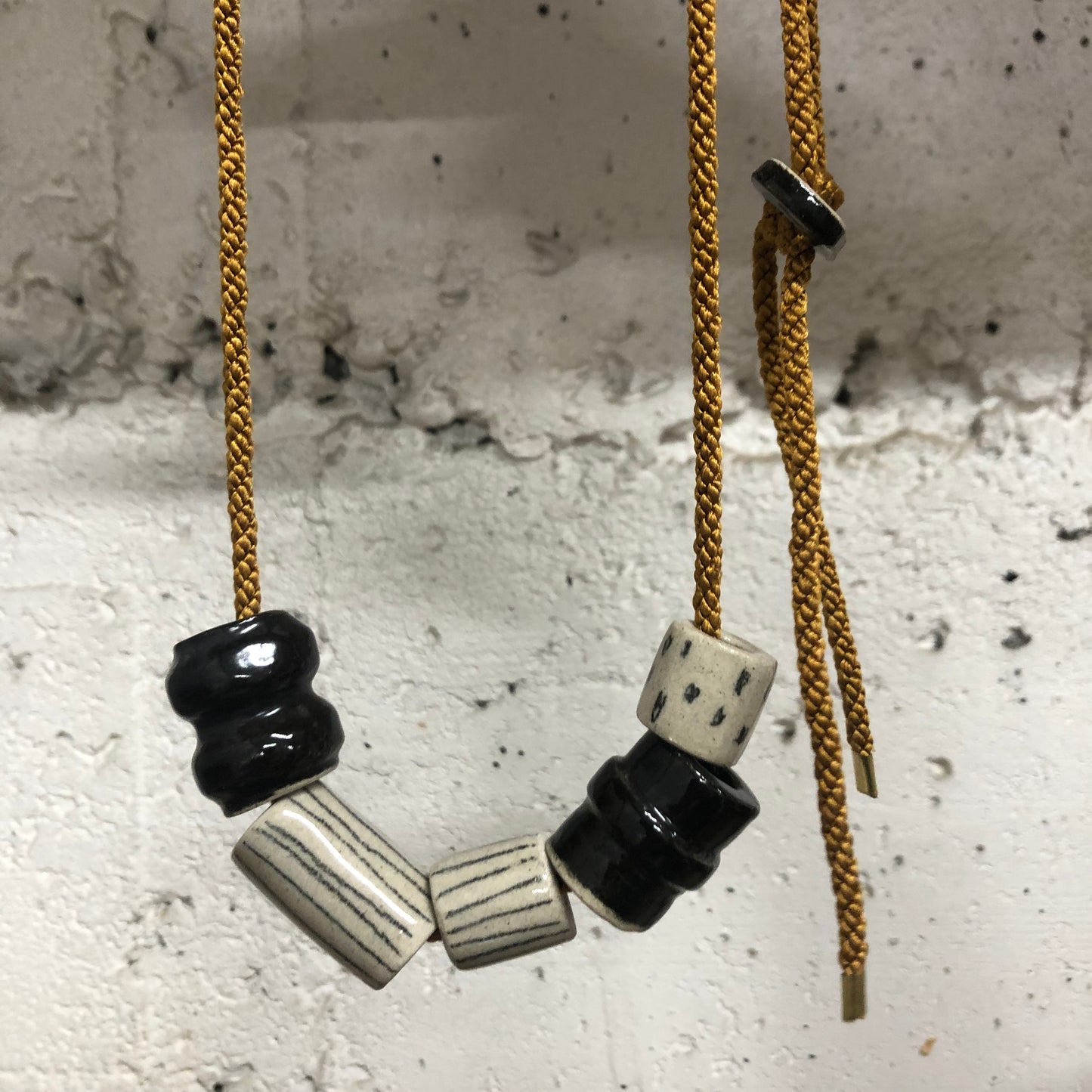 Metallic Cord Necklace